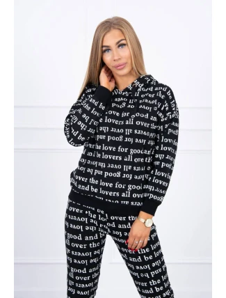 Sada s potiskem černá Sada s potiskem černá