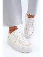 Dámské tenisky na platformě bílé Tessama