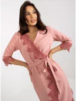 Šaty LK SK 507347.35P tmavě růžové