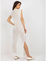 Bílé dámské plážové ažurové šaty (9003) Bílé dámské plážové ažurové šaty (9003)