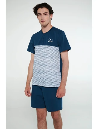 Vamp - Pyžamo s knoflíkovou légou 20702 - Vamp Vamp - Pyžamo s knoflíkovou légou 20702 - Vamp