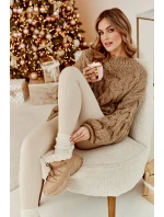 Dámské zimní boty s kožešinou v béžové barvě Cresandi Dámské zimní boty s kožešinou v béžové barvě Cresandi