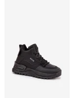 Dámské sportovní boty na platformě Big Star SS274509 Černé