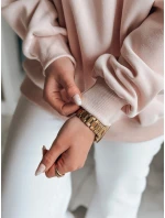 Dámská oversize mikina s jezevčíky JAMNIKOVE růžová FashionStreet BY1497 Dámská oversize mikina s jezevčíky JAMNIKOVE růžová FashionStreet BY1497