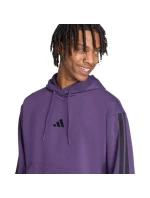 Pánská mikina adidas Essentials 3-Stripes Fleece fialová JX0740 pánská