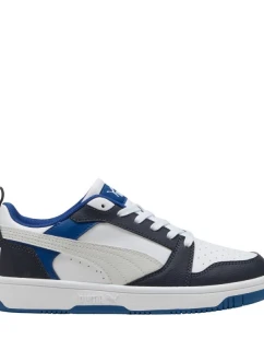 Dětské boty Puma Rebound V6 Lo Mid white and blue 393833 28