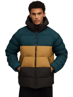 Pánská bunda Puma Mono Hooded green-brown-black 688367 75 pánské