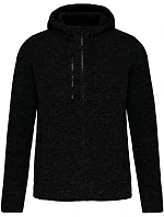Kariban ProAct PA 365 Pánská pletená fleecová bunda s kapucí 20.P365 dark grey melange Kariban ProAct PA 365 Pánská pletená fleecová bunda s kapucí 20.P365 dark grey melange