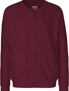 Neutral O 73501 Unisex mikina z bio bavlny 77.7301 bordeaux