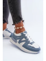 Dámské džínové tenisky z ekokůže modré Kaimans Dámské džínové tenisky z ekokůže modré Kaimans
