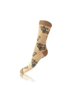 Dárková krabička zábavných crazy ponožek 4 páry CRAZY SOCKS BOX - BELLINDA - červená