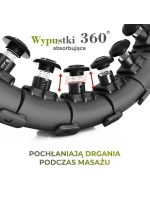 HULA HOP SET HHW12 ČERNÝ S VÝSTUPKY A ZÁVAŽÍMI HMS + OPASEK BR163 ČERNÝ PLUS SIZE HULA HOP SET HHW12 ČERNÝ S VÝSTUPKY A ZÁVAŽÍMI HMS + OPASEK BR163 ČERNÝ PLUS SIZE