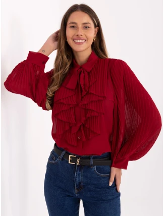 MI KS košile A2818.09 bordó