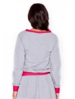 Dámské mikina šaty K276 - Katrus