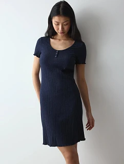 Noční košile Versatile Rib NDK modrá Blue - TRIUMPH