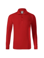 Pique Polo LS polokošile dětská červená