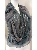 Dámská šála tmavě šedá - FPrice Dámská šála tmavě šedá - FPrice