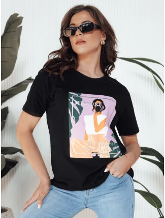 Dámské tričko MEMORY černé FashionStreet RY2628