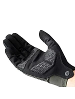 Cyklistické rukavice Rockbros 16110006002 tlumení velikost M - zelená/černá