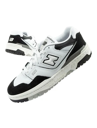 New Balance 550 sportovní boty mládež kožené tenisky módní černé bílé dětské