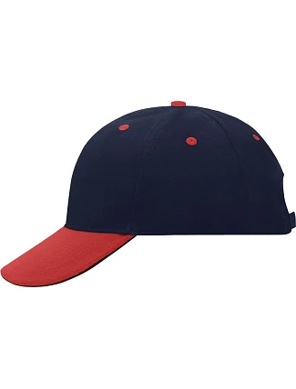 Daiber MB 24 6 panelová sandwich kšiltovka 03.0024 navy/red/navy