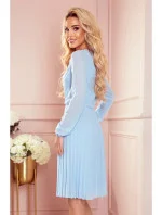 Dámské šaty Isabelle 313-10 Světle modrá - Numoco