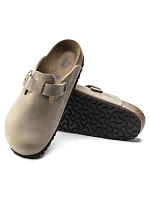 Dámské dřeváky Birkenstock BOSTON BS 1019484 TABACCO BROWN (úzká šířka)