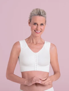 Munich kompresní podprsenka zapínání vpředu 1164 white - Anita Care