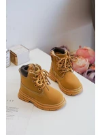 Dětské Trapery Botky Na Zip Camel Bansi Dětské Trapery Botky Na Zip Camel Bansi