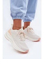 Dámské sportovní boty na platformě béžové Gelirae