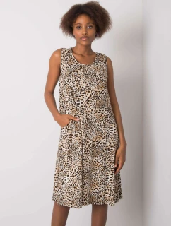 Šaty TO SK 896 7.28P černá a béžová