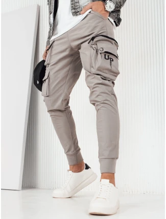 Pánské bojové kalhoty šedé FashionStreet UX4156