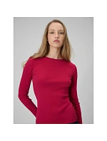 Dámský žebrovaný úplet slim fit longsleeve 4F 4FRAW25TLONF656-53S dámské Dámský žebrovaný úplet slim fit longsleeve 4F 4FRAW25TLONF656-53S dámské