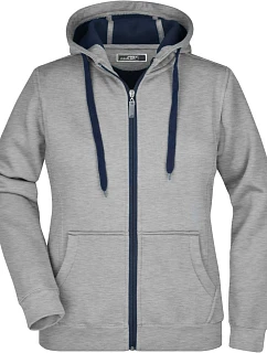 Daiber JN 354 Dámská mikina Doubleface 02.0354 sport grey/navy
