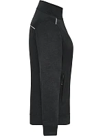 Daiber JN 897 Dámská pracovní pletená fleece bunda - Solid 02.0897 black/black Daiber JN 897 Dámská pracovní pletená fleece bunda - Solid 02.0897 black/black