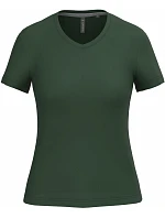 Kariban K 381 Dámské tričko s výstřihem do V 20.K381 forest green Kariban K 381 Dámské tričko s výstřihem do V 20.K381 forest green