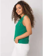 Dámský top DHJ TP 13317.25P tmavě zelený Dámský top DHJ TP 13317.25P tmavě zelený