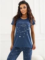 Pyžamo DU PI FP 301.76 tmavě modré