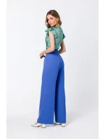 S331 Halenka bez rukávů - modrá S331 Halenka bez rukávů - modrá