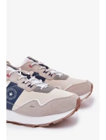 Pánské semišové tenisky na platformě Big Star – šedé