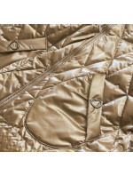 Zlatá metalická dámská bunda (2021-01BIG)