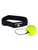 Boxerský reflexní míč s hlavou - žlutý DBX-HB