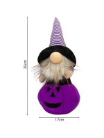 DÝNĚ DEKORATIVNÍ FIGURKA 35CM LED HALLOWEEN FIALOVÁ