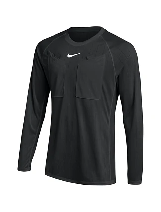 Pánské tričko Nike Dri-FIT Referee III s dlouhým rukávem, černé, HV8326 010