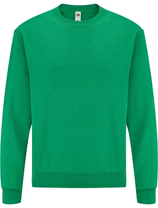 Fruit of the Loom Classic Set-In Sweat Mikina 16.2202 retro heather green Fruit of the Loom Classic Set-In Sweat Mikina 16.2202 retro heather green