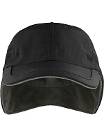 Atlantis Headwear Techno Flap-S 6 panelová kšiltovka s ochranou uší 33.0225 black Atlantis Headwear Techno Flap-S 6 panelová kšiltovka s ochranou uší 33.0225 black
