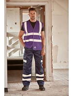Yoko HVW 120 Hi-Vis síťovaná bezpečnostní vesta 79.W120 grey Yoko HVW 120 Hi-Vis síťovaná bezpečnostní vesta 79.W120 grey
