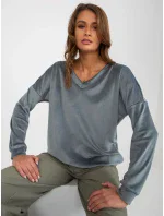 Mikina RV BL 8441.07P šedá modrá Mikina RV BL 8441.07P šedá modrá