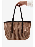 Černá taška typu Shopper s přívěskem Noella