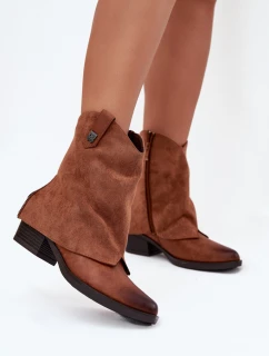 Boty na podpatku  model 217193 Step in style